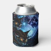 Katzennacht Dosenkühler (Kanne Vorderseite)