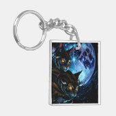 Katzennacht Schlüsselanhänger (Vorderseite links)