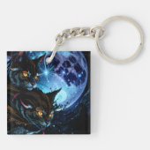 Katzennacht Schlüsselanhänger (Rückseite)