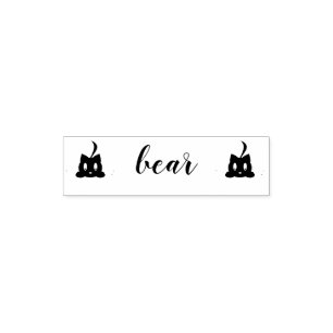 Katzenname-Briefmarke, benutzerdefinierte KatzenBr Permastempel
