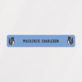 Katzenname Etiketten (Design 2)