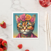 Katzennapkins! Serviette (Beispiel)