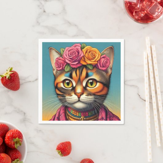 Katzennapkins! Serviette (Beispiel)