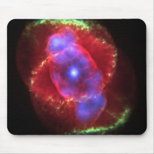 Katzennebel leuchtet mousepad
