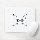 Katzennebelkontur Mousepad (Mit Mouse)