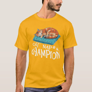 Katzennicker-Meister Grafik-T-Shirt T-Shirt