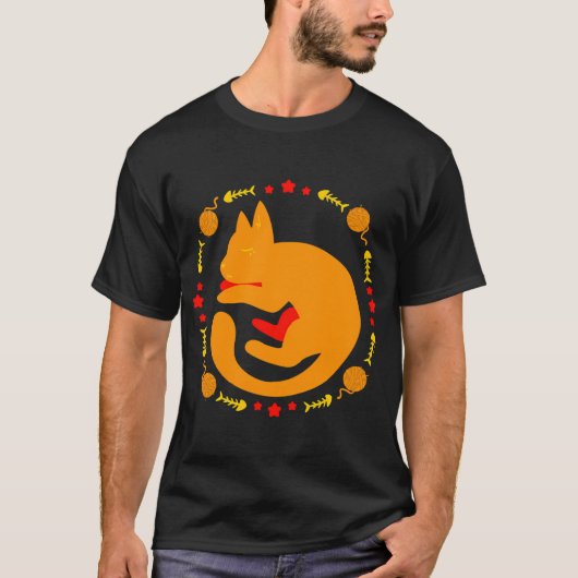 Katzennickerchen T-Shirt (Vorderseite)