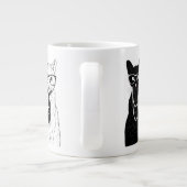 Katzenpaar Jumbo-Tasse (Rückseite)