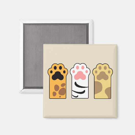 Katzenpaare Magnet (Vorderseite/Rückseite)