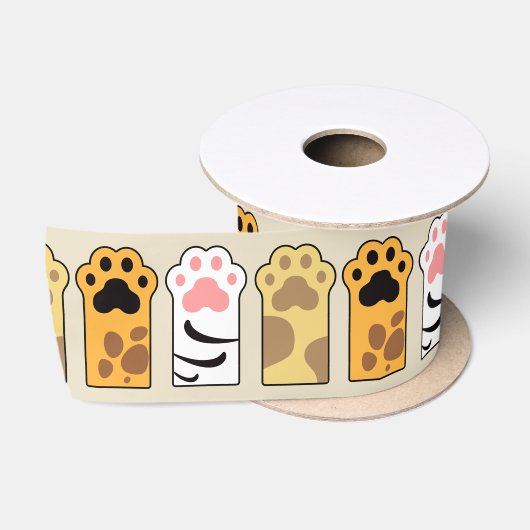 Katzenpaare Satinband (Spule)