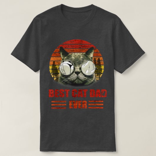 Katzenpapa, der beste Katzenpapa aller Zeiten, Kat T-Shirt (Design vorne)