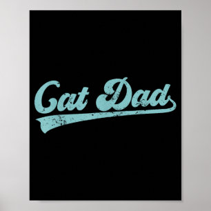 Katzenpapa Lustiger Papa Vatertag Lustiger Papa  Poster