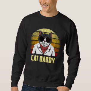 Katzenpapa Retro Vater Bester Katzenvater überhaup Sweatshirt
