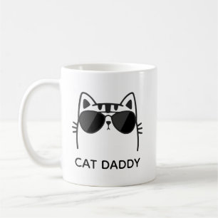 Katzenpapa-Tasse, Geschenk für Katzenpapa, Bester  Kaffeetasse