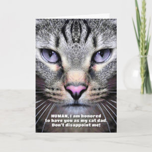 Katzenpapa Vatertagskarte Karte