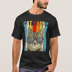 Katzenpapa Vintage Lustiger Katzenliebhaber Süße K T-Shirt