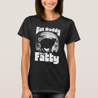 Katzenpapa zu einem Dicken! Lustiger Vintage-Vollm T-Shirt