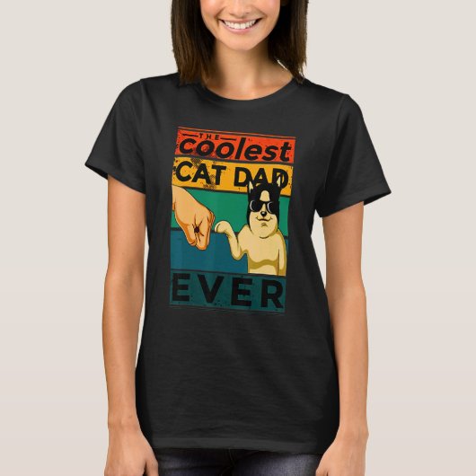 Katzenpapi Bester Katzenvater überhaupt T-Shirt (Vorderseite)