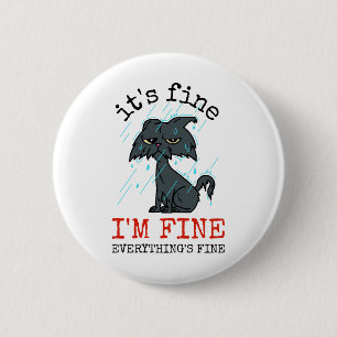 Katzenpapi Vatertagsgeschenk Button