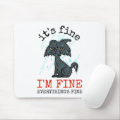 Katzenpapi Vatertagsgeschenk Mousepad (Mit Mouse)