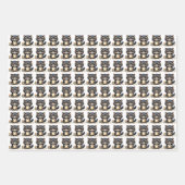 Katzenpapier und Kaffeeverpackungspapier Geschenkpapier Set (Vorderseite 3)