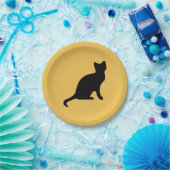 Katzenpapierplatte Pappteller (Party)