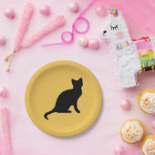 Katzenpapierplatte Pappteller (Party)