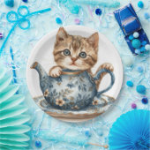 Katzenpapierschale Pappteller (Party)