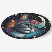 Katzenpapierteller! Pappteller (Schrägansicht)