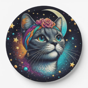 Katzenpapierteller! Pappteller