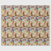 Katzenparty Geschenkpapier (Flach)