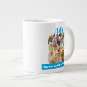 Katzenparty Jumbo-Tasse (Vorderseite Rechts)
