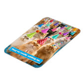 Katzenparty Magnet (Linke Seite)