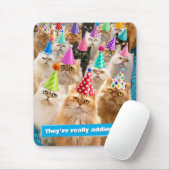 Katzenparty Mousepad (Mit Mouse)