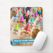 Katzenparty Mousepad (Mit Mouse)