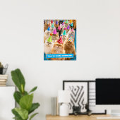 Katzenparty Poster (Heimbüro)