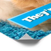 Katzenparty Poster (Ecke)