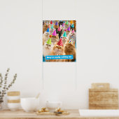Katzenparty Poster (Küche)