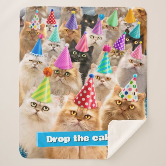 Katzenparty Sherpadecke (Vorderseite)