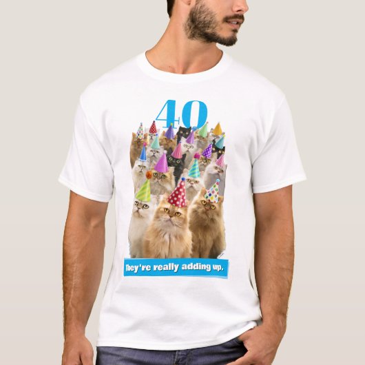 Katzenparty T-Shirt (Vorderseite)