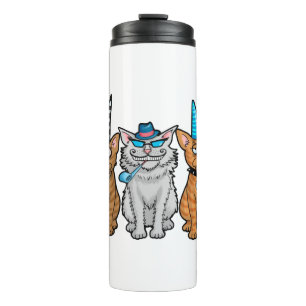 Katzenparty Thermosbecher