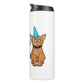 Katzenparty Thermosbecher (Nach rechts gedreht)