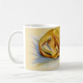 Katzenpastel - Orange Tabby Relaxte Pose Kaffeetasse (Links)
