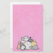 Katzenpavillon Briefpapier (Vorne/Hinten)