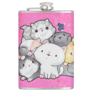 Katzenpavillon Flachmann