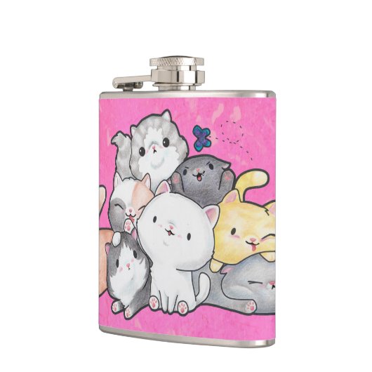 Katzenpavillon Flachmann (Links)