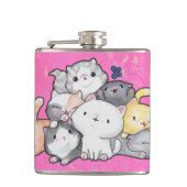 Katzenpavillon Flachmann (Vorderseite)