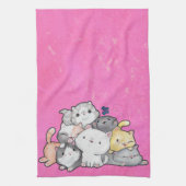 Katzenpavillon Geschirrtuch (Vertikal)