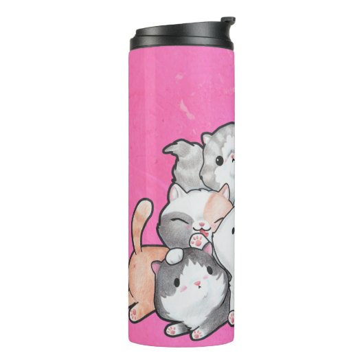 Katzenpavillon Thermosbecher (Nach links gedreht)