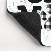 Katzenpawprint Mama mit Katzenhaaren Mousepad (Ecke)